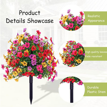 Artificial Flowers for Outdoor Indoor Garden Home Decoration