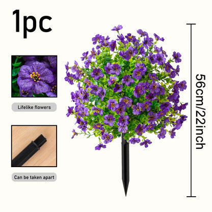 Artificial Flowers for Outdoor Indoor Garden Home Decoration