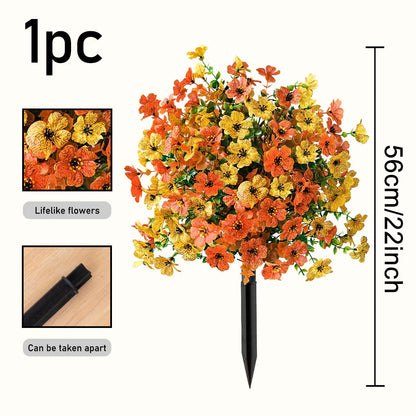 Artificial Flowers for Outdoor Indoor Garden Home Decoration