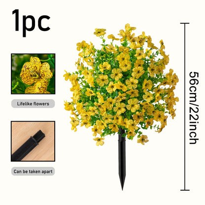 Artificial Flowers for Outdoor Indoor Garden Home Decoration