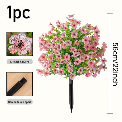 Artificial Flowers for Outdoor Indoor Garden Home Decoration