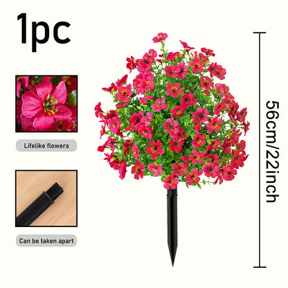 Artificial Flowers for Outdoor Indoor Garden Home Decoration