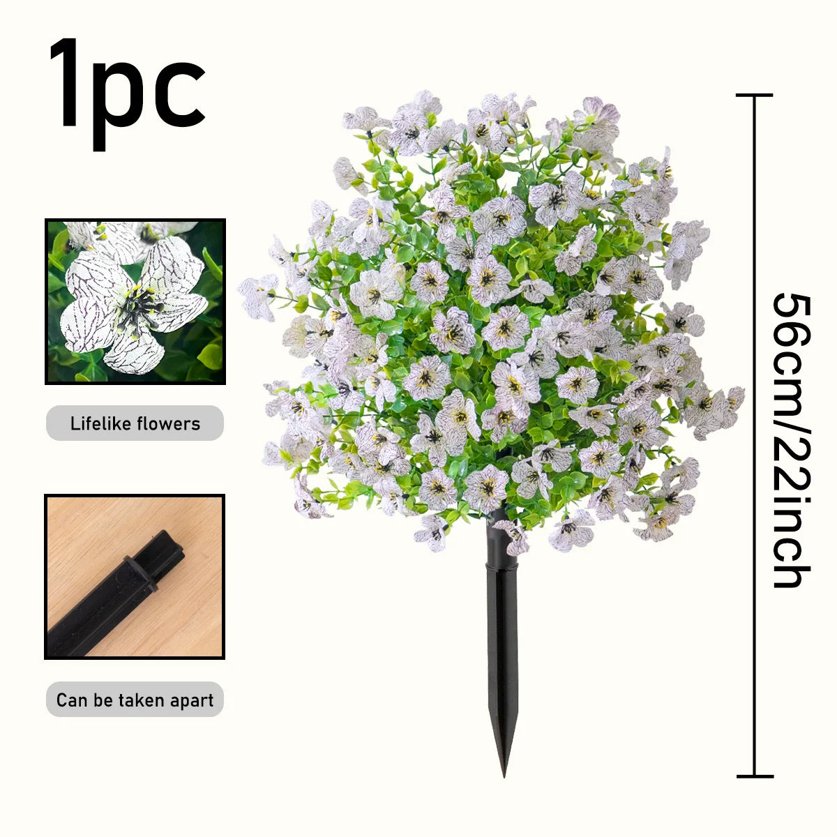 Artificial Flowers for Outdoor Indoor Garden Home Decoration