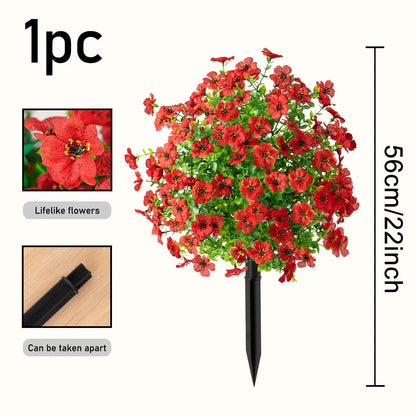 Artificial Flowers for Outdoor Indoor Garden Home Decoration